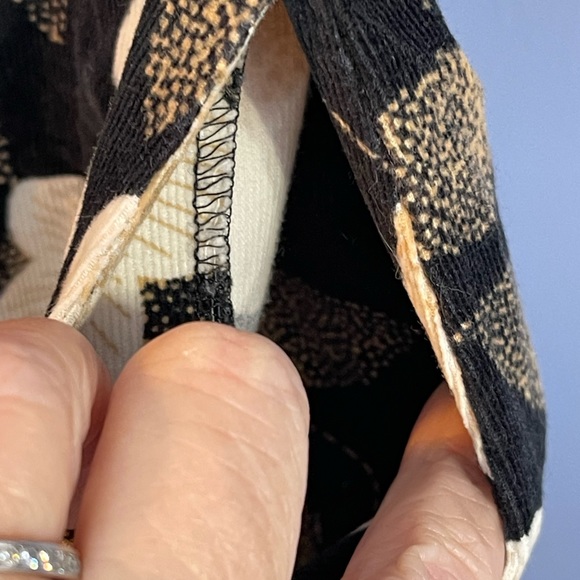 Gap Kids Black Floral Corduroy Dress Size Small - Picture 5 of 7